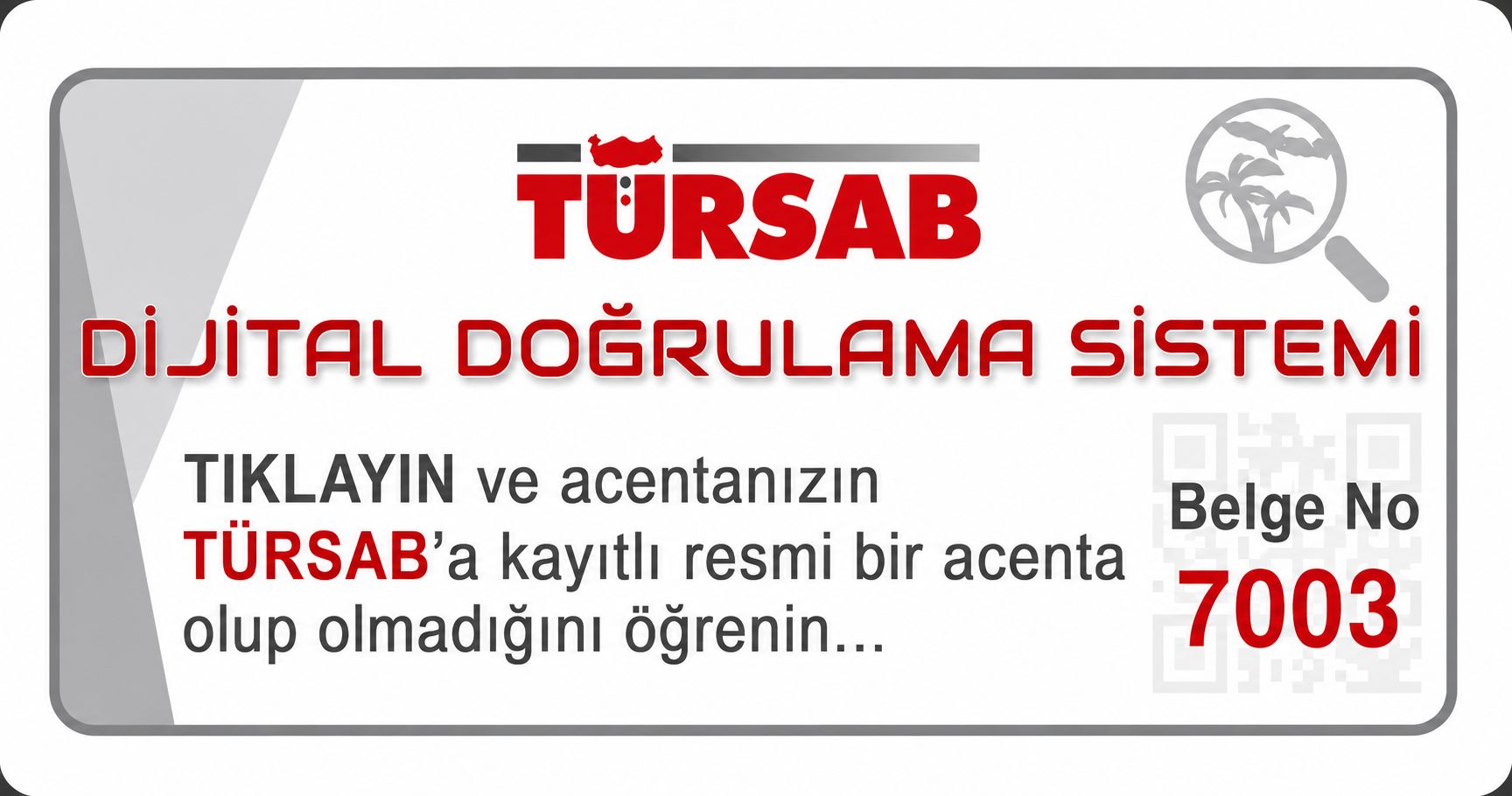 TÜRSAB belge ve doğrulama bağlantısı